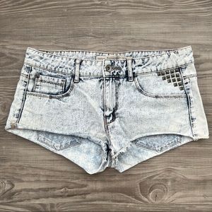 ZARA Micro Denim Jean Shorts